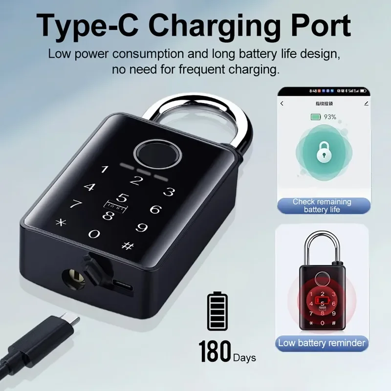 Letter Opener Brass - Tuya Smart Password Padlock Fingerprint APP