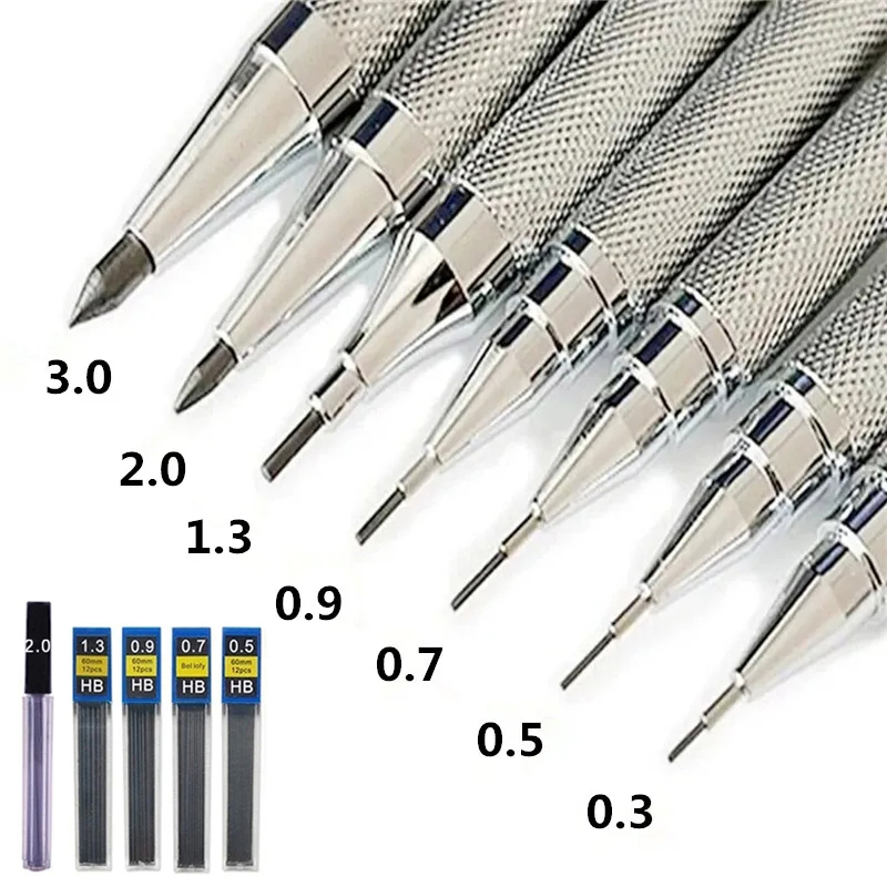 Mechanical Pencil 0.3 - Metal Mechanical Pencil 0.3 0.5 0.7
