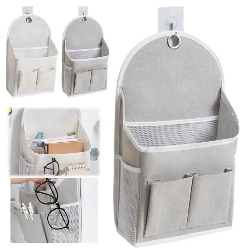 Magazine Holder Rack - Fabric Hanging Storage Bag for Dormitory