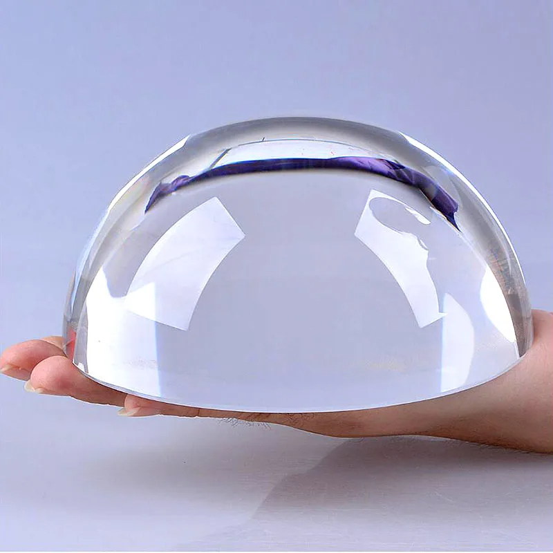Paper Weight Crystal - Crystal Hemisphere Glass Half Ball Paperweight