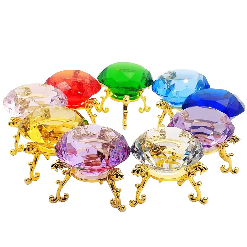 80mm K9 Crystal Diamond With M - Paper Weight Crystal 评论和价格