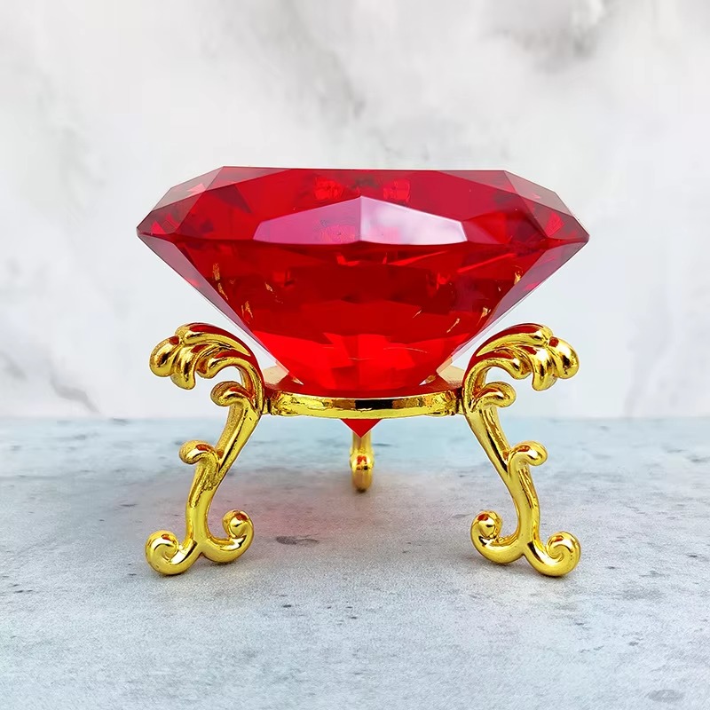 80mm K9 Crystal Diamond With M - Paper Weight Crystal 评论和价格