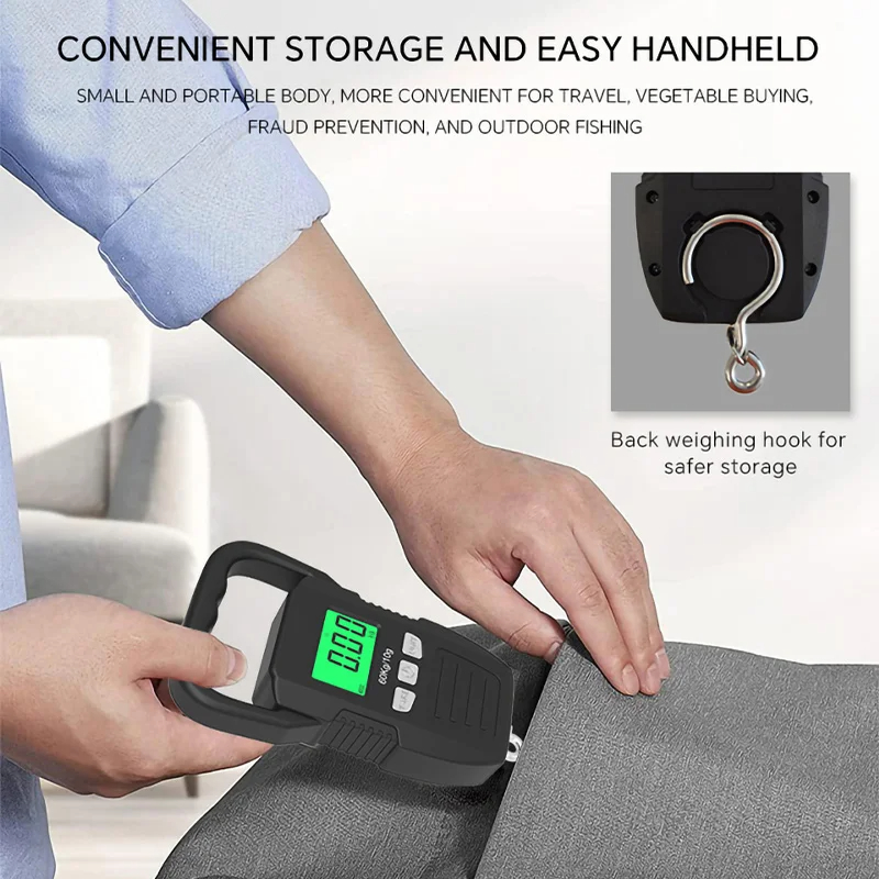 60kg/10g LCD Digital Hanging S - Tape Dispenser Weighted 评论和价格