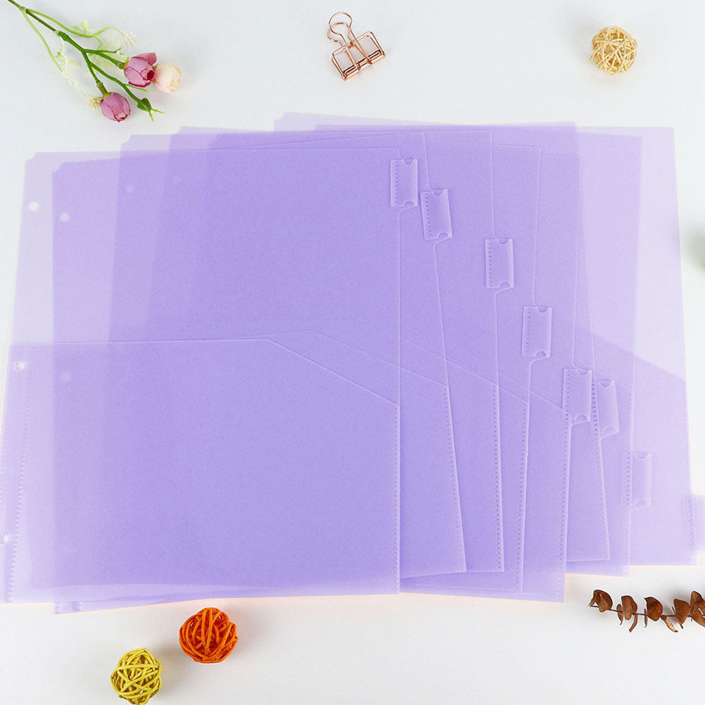 2Sets A4 PP Plastic Binder Div - Tab Divider A4 评论和价格
