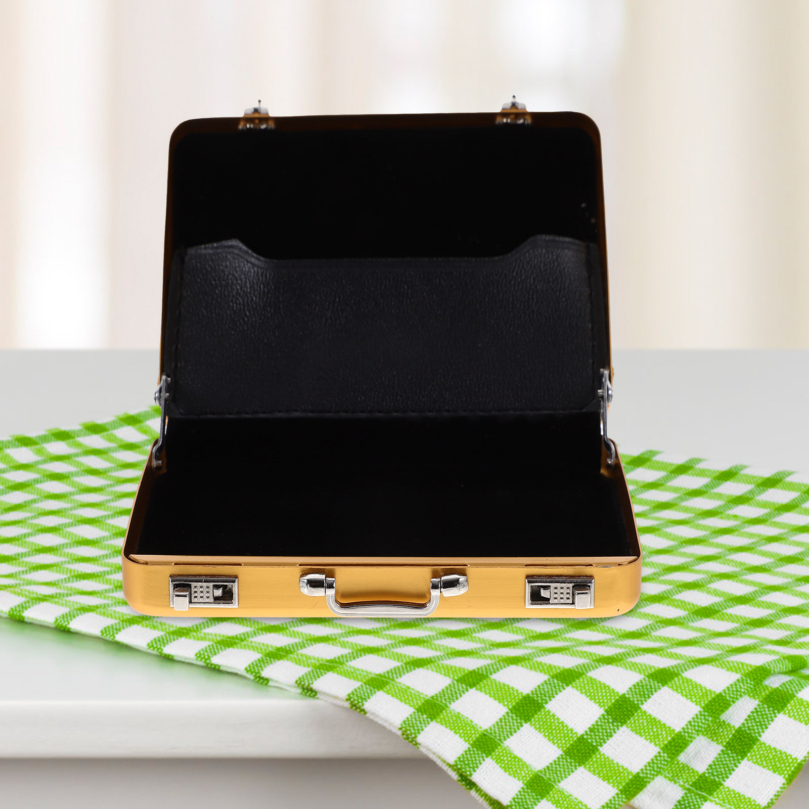 Business Cards Box Aluminium S - Card Index Box 评论和价格