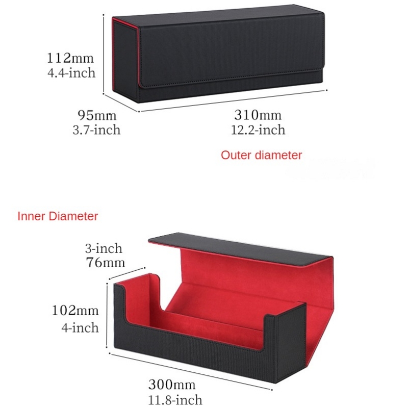 Card Deck Case for 400+ Tradin - Card Index Box 评论和价格