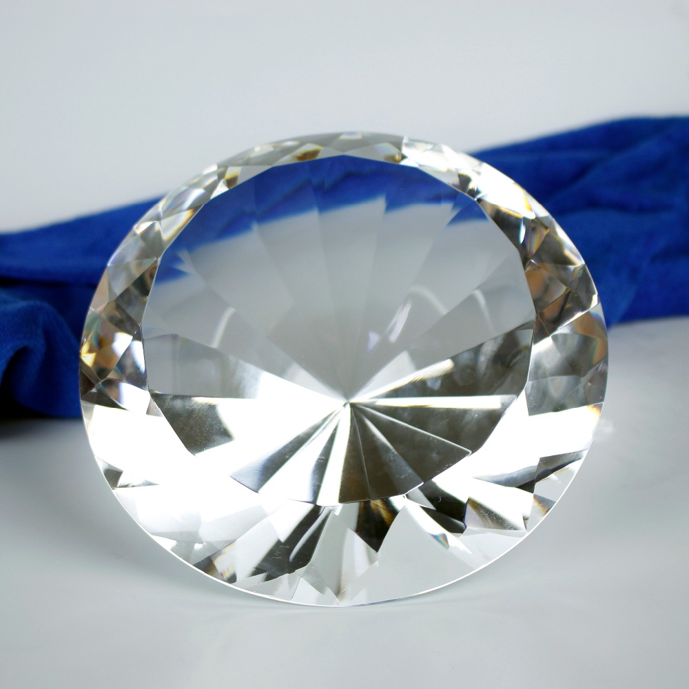 150mm Transparent Optical Crys - Paper Weight Crystal 评论和价格