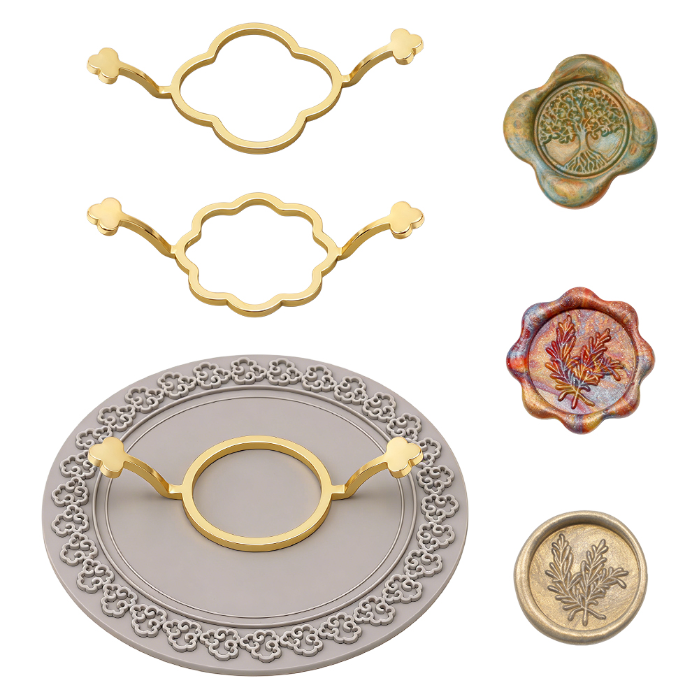 3Pcs Wax Seal Stamp Mold Set - - Wax Seal Stamp Set 评论和价格