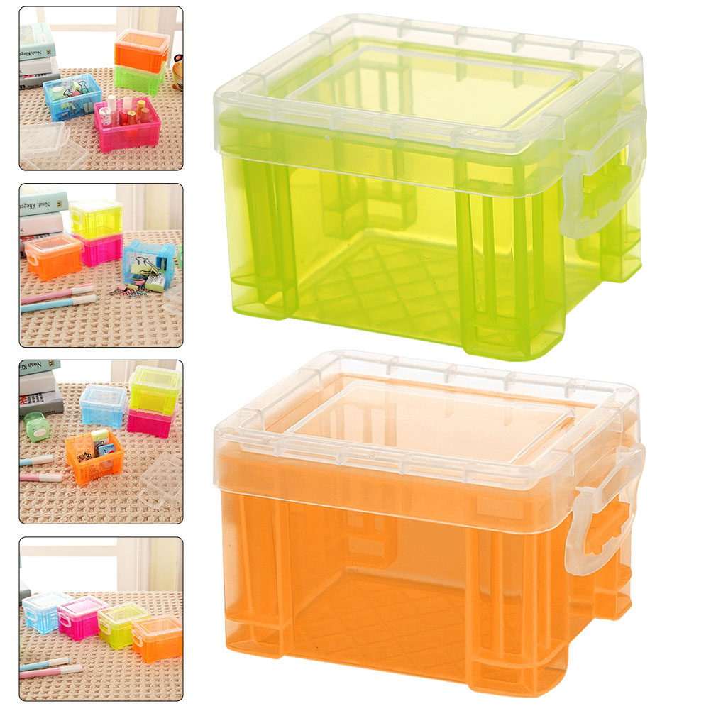 4Pcs Colorful Desktop Storage  - Card Index Box 评论和价格