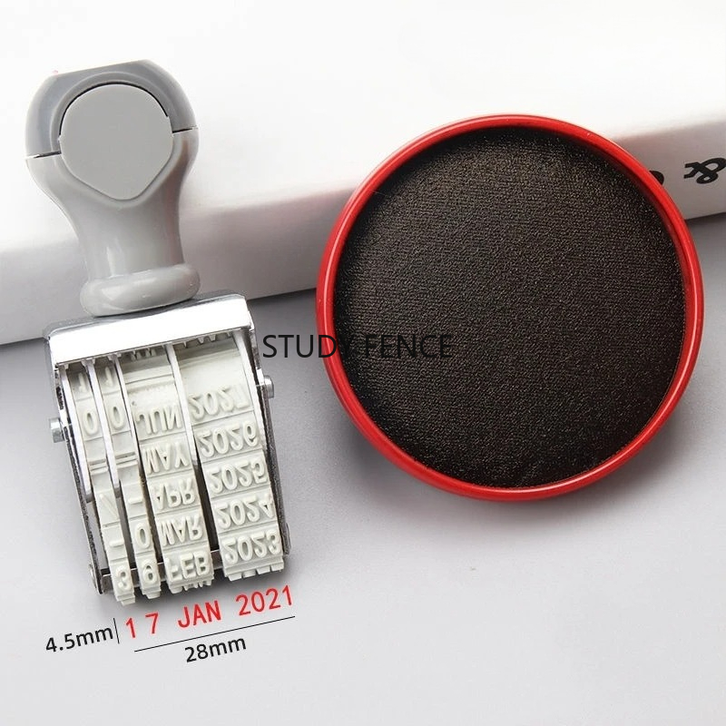 Portable English Date Stamp fo - Rubber Date Stamp 评论和价格