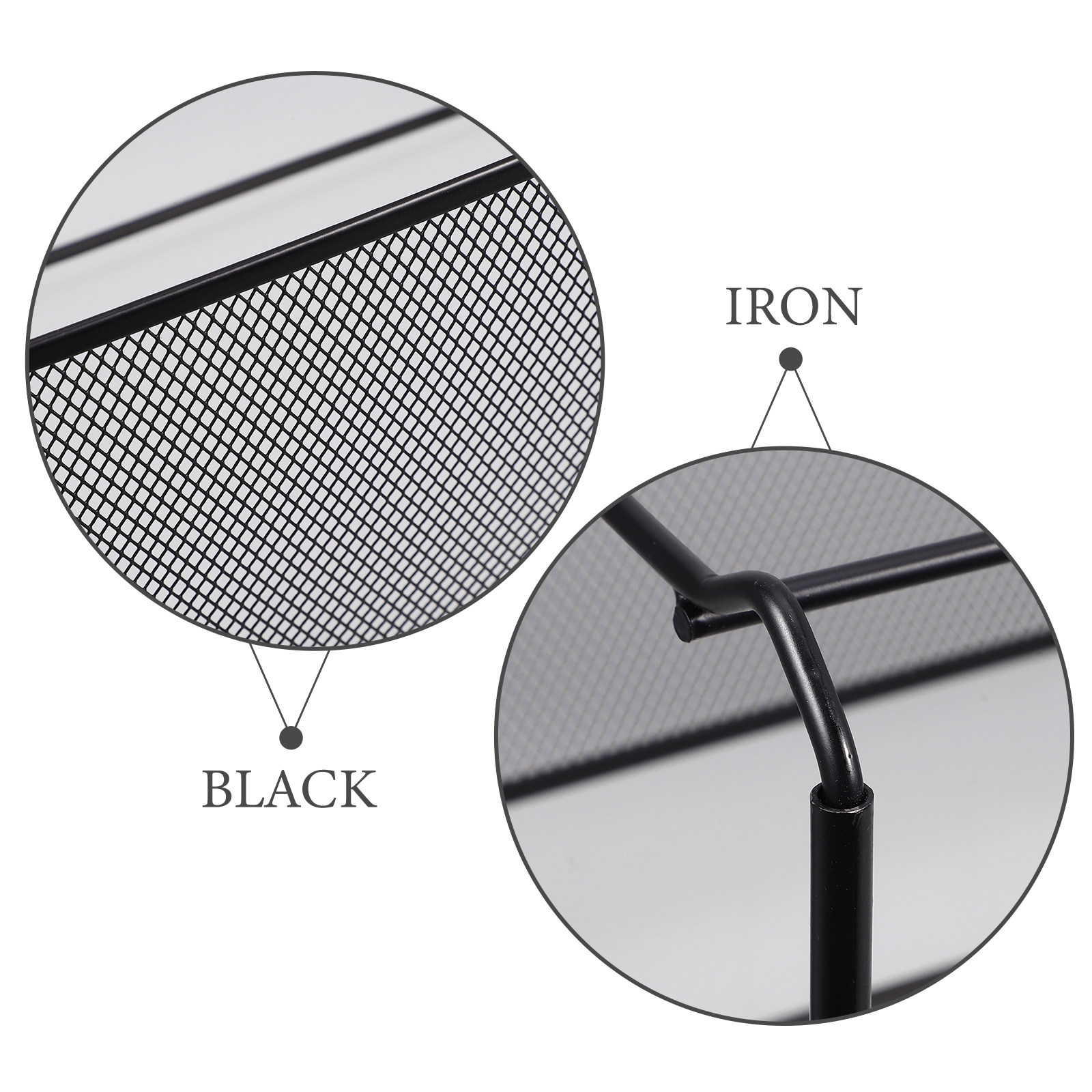 Iron Mesh File Holder Desktop  - Magazine Holder Rack 评论和价格