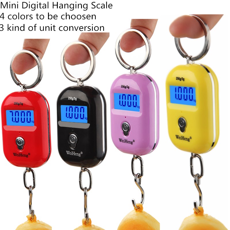 25kg/5g Mini Hook Scale Digita - Tape Dispenser Weighted 评论和价格