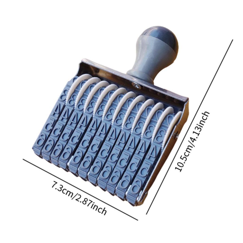 Rubber Number Stamp Roller Sta - Rubber Date Stamp 评论和价格