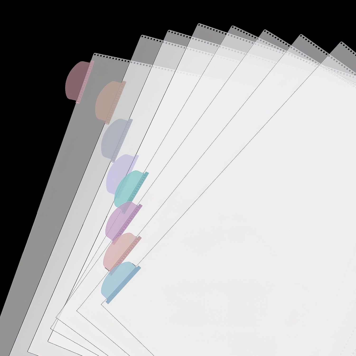A4 Clear Sheet Protectors with - Tab Divider A4 评论和价格