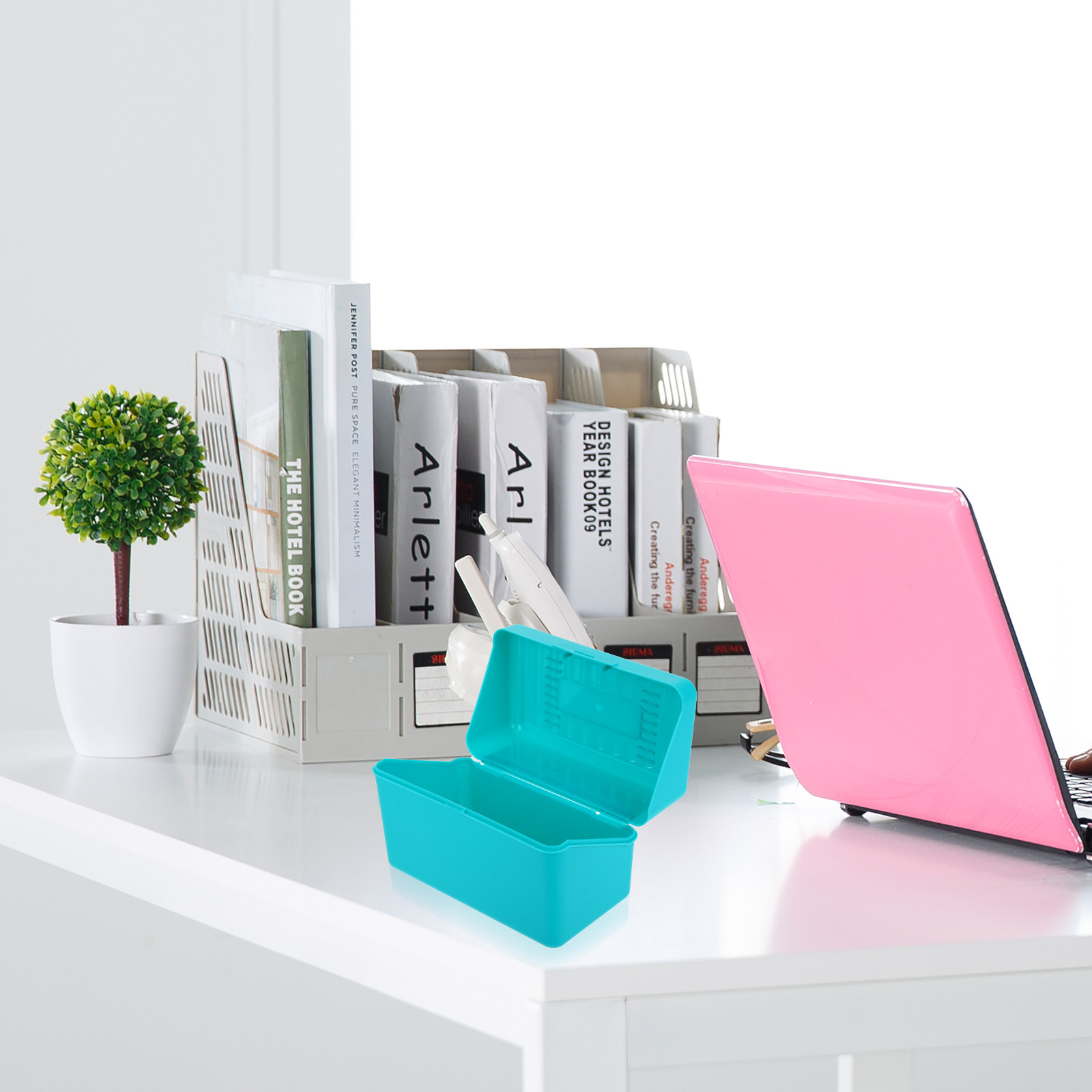 4Pcs Index Card Desktop Storag - Index Card Holder 评论和价格