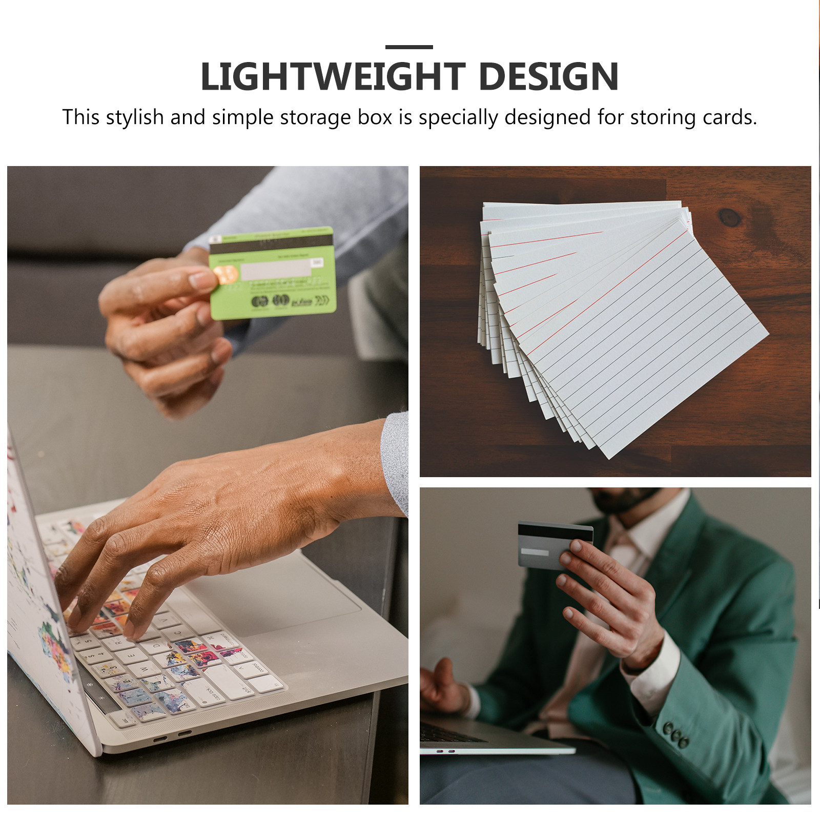4Pcs Index Card Desktop Storag - Index Card Holder 评论和价格