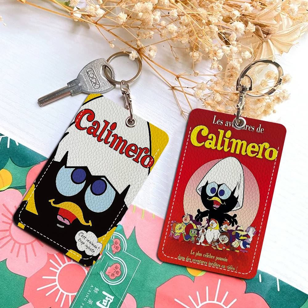 Cartoon C-Calimero 1Pc PU Leat - Card Index Box 评论和价格