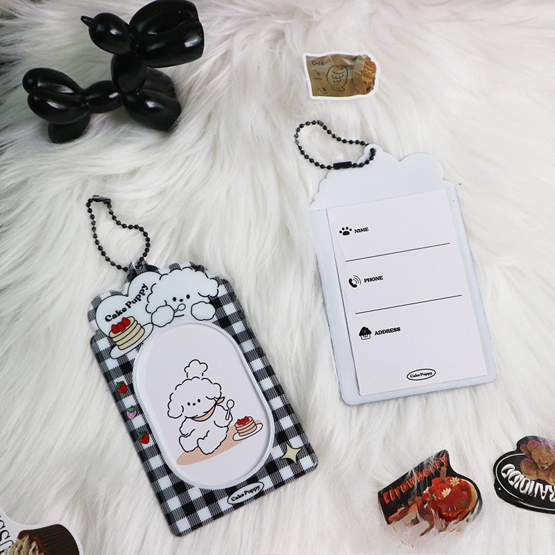 Cute 3 Inch Cartoon Dog Polaro - Index Card Holder 评论和价格