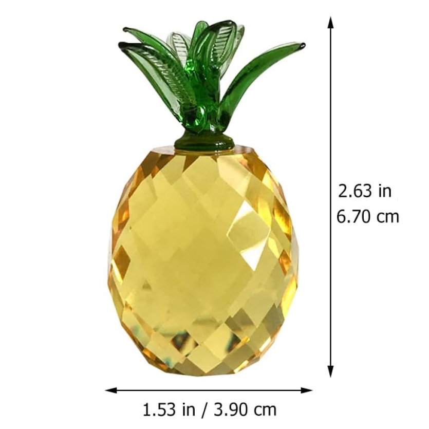 Crystal fruit Paperweight with - Paper Weight Crystal 评论和价格