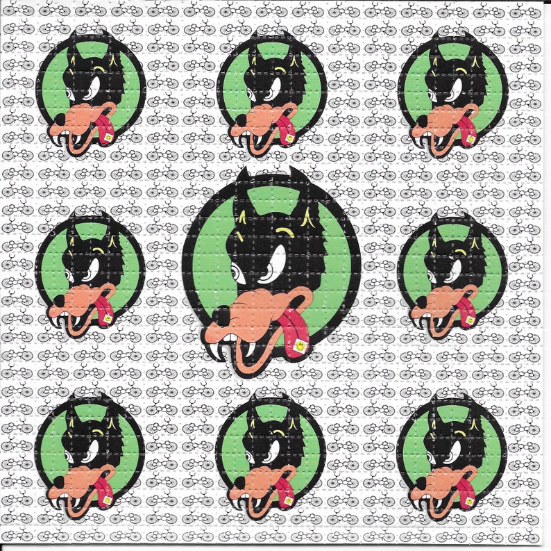 Dire Wolf Psychedelic LSD Acid - Ink Blotter Paper 评论和价格