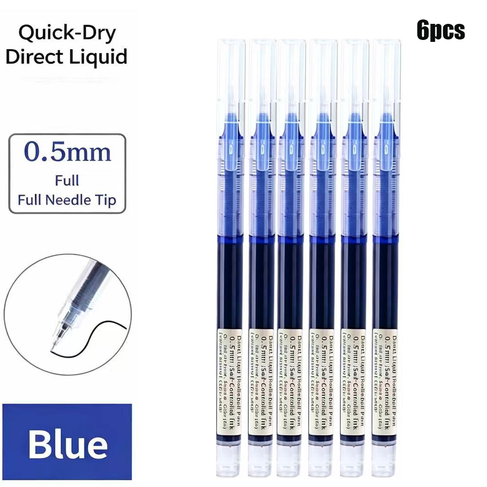 6 Pack Click Gel Pens 0.5mm Bl - Gel Refill Pack 评论和价格