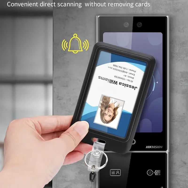 3 pieces heavy duty sliding ID - Index Card Holder 评论和价格