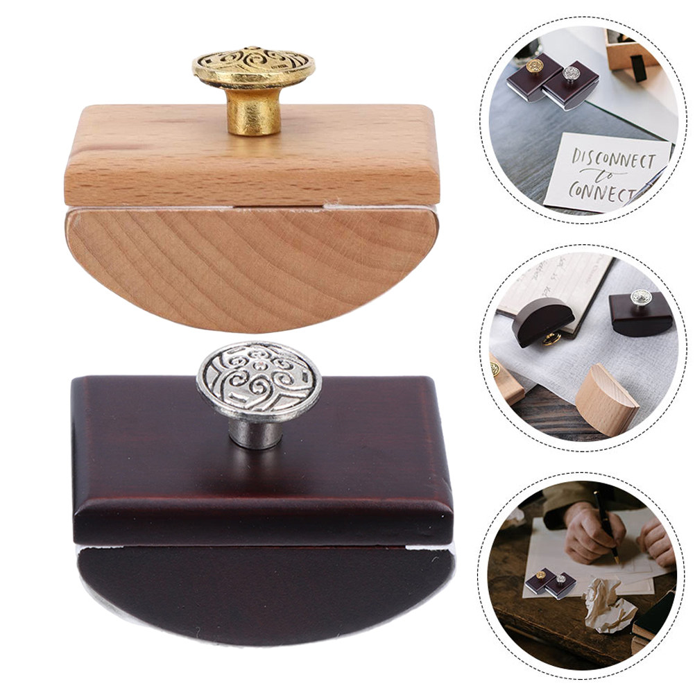 2Pcs Wooden Rocker Blotter Ink - Ink Blotter Paper 评论和价格