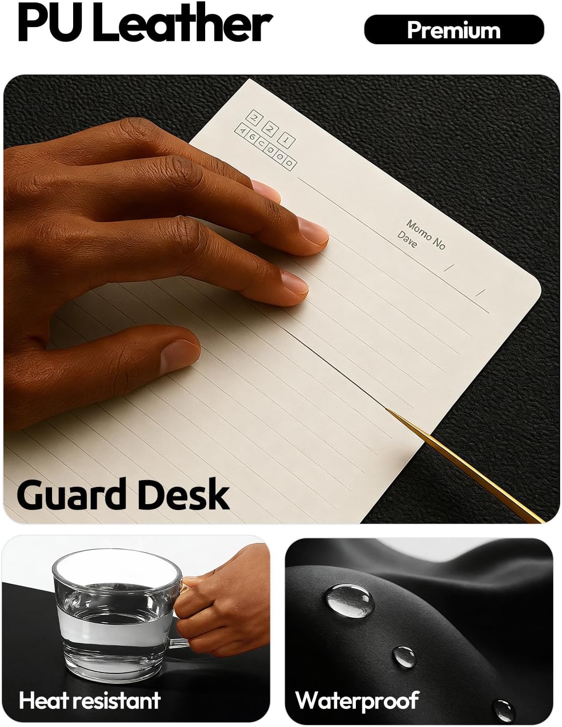 Large Leather Desk Pad Protect - Leather Desk Pad 评论和价格