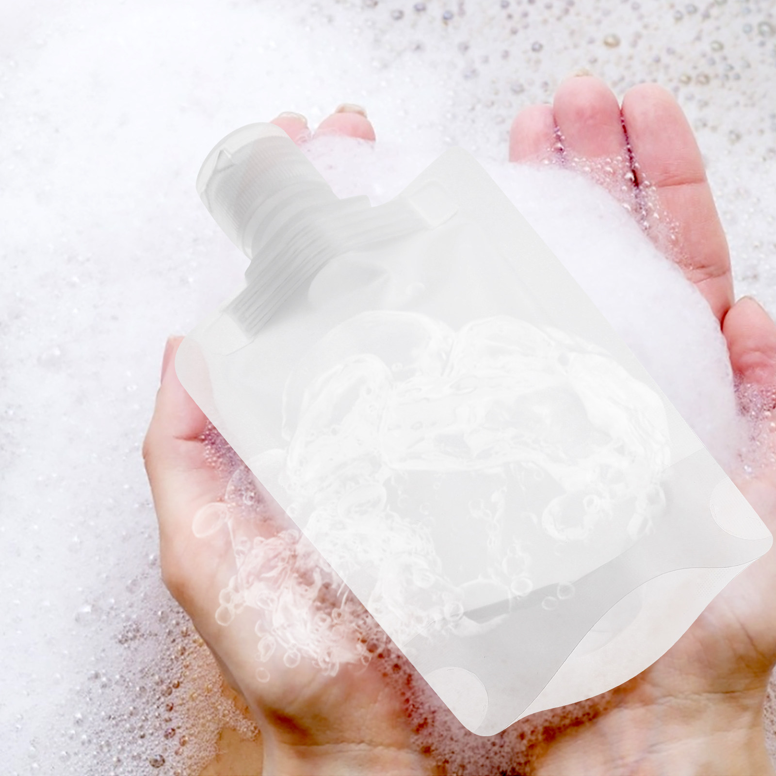 1Set Travel Lotion Storage Bag - Gel Refill Pack 评论和价格
