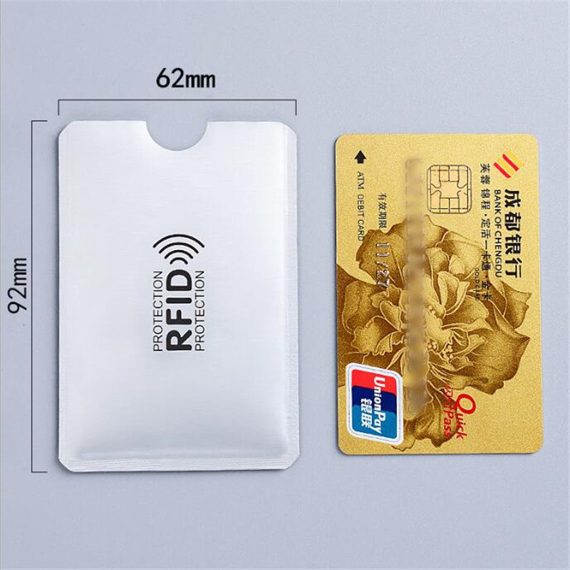 5-20PCS Anti Rfid Card Holder  - Card Index Box 评论和价格