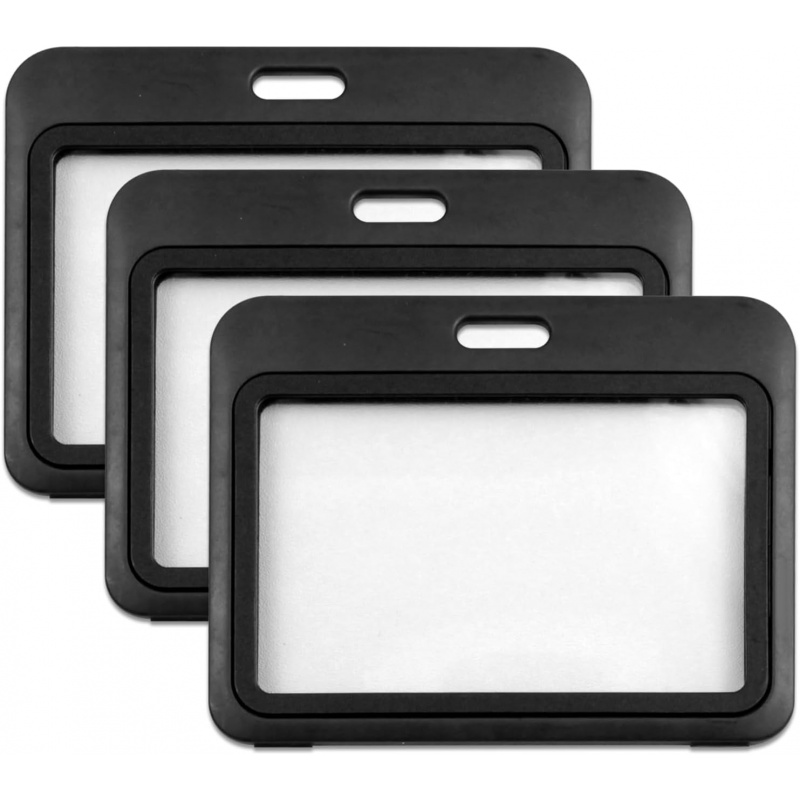 3-Pack Horizontal Hard Plastic - Index Card Holder 评论和价格