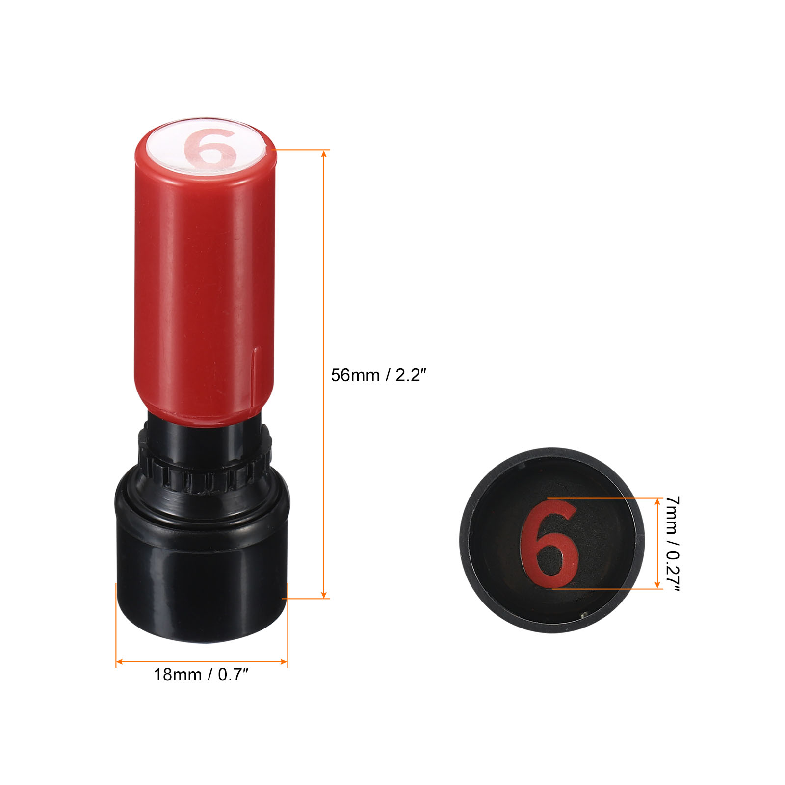 Number Stamps Self Inking Nume - Rubber Date Stamp 评论和价格