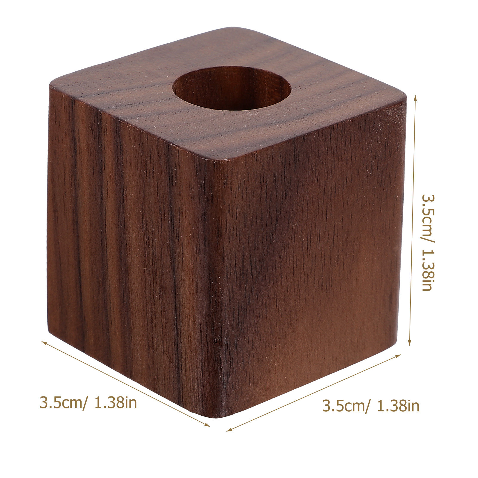 Single Wood Pen Holder Walnut  - Pen Rest Single 评论和价格