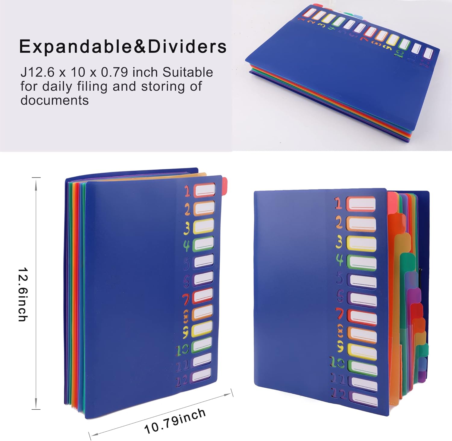A4 Size Rainbow Tab Expanding  - Tab Divider A4 评论和价格