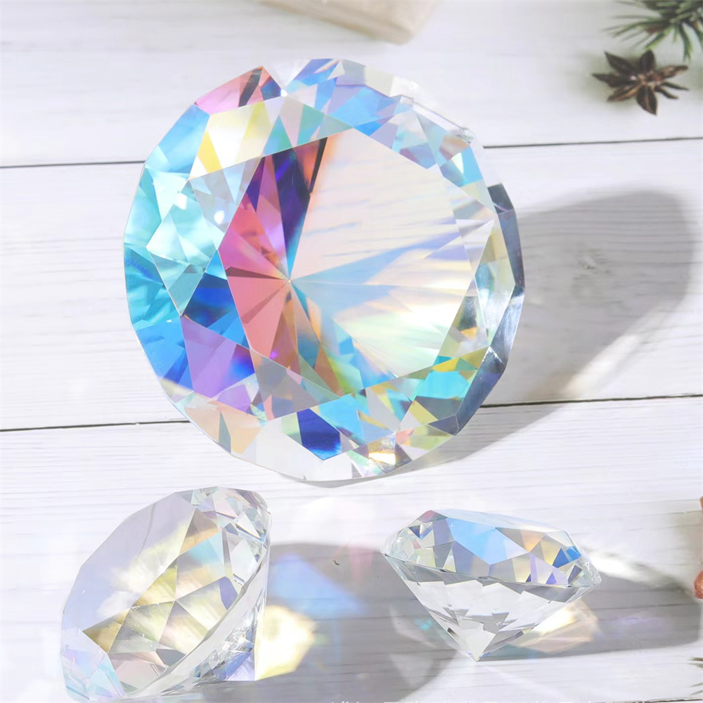 30-80mm AB Colorful K9 Crystal - Paper Weight Crystal 评论和价格
