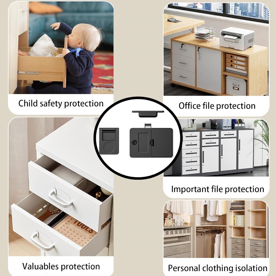 NFC Drawer Door Lock Invisible - Card Index Box 评论和价格
